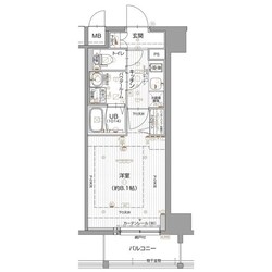 エスリード名古屋東別院の物件間取画像